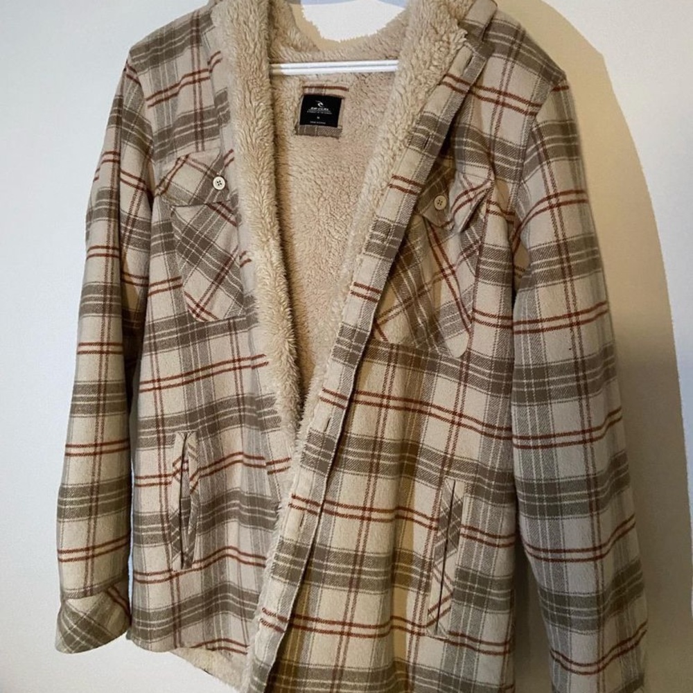 RipCurls Mens fleece plaid